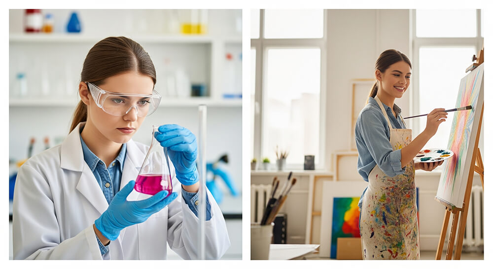 A chart comparing core vs. elective GPA for a major change