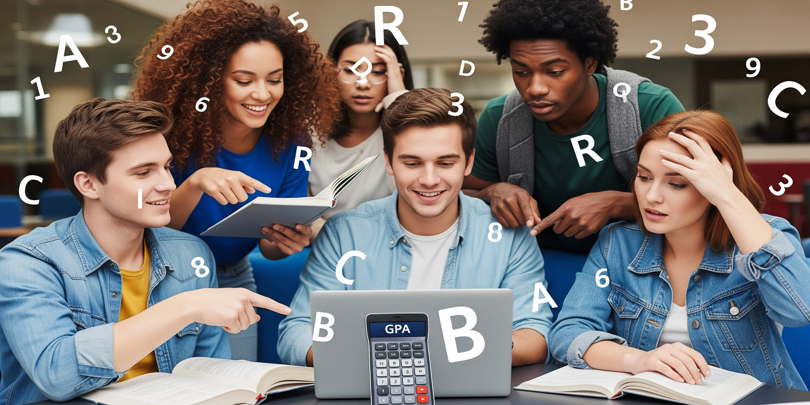 Student using the Transfer-Credits GPA Integrator on a laptop
