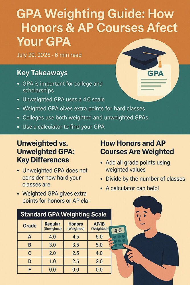 Student studying for an AP class that affects the Transfer-Credits GPA Integrator