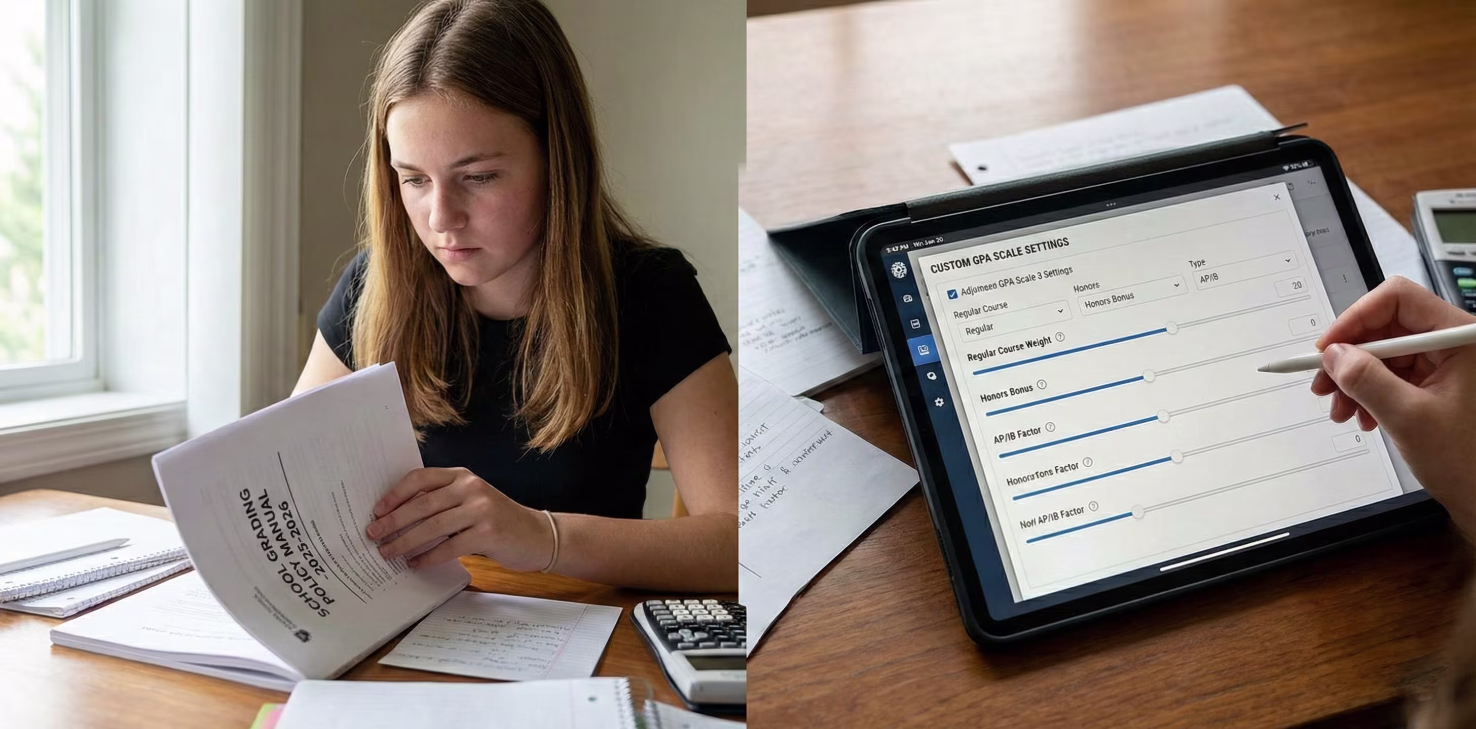 How to build custom weighted GPA scale for Weighted GPA Calculator