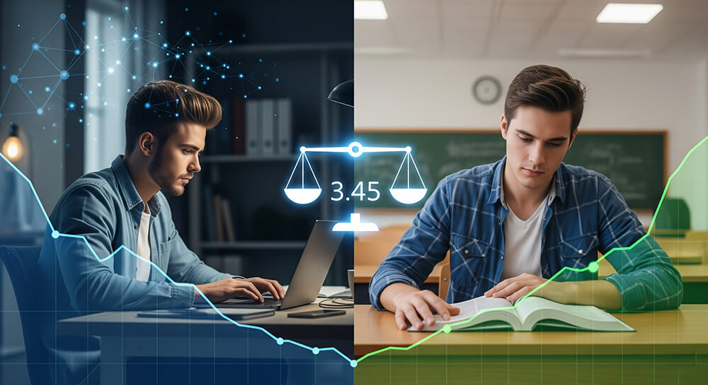 Online-Course GPA Impact Estimator: Will Your Grades Drop?